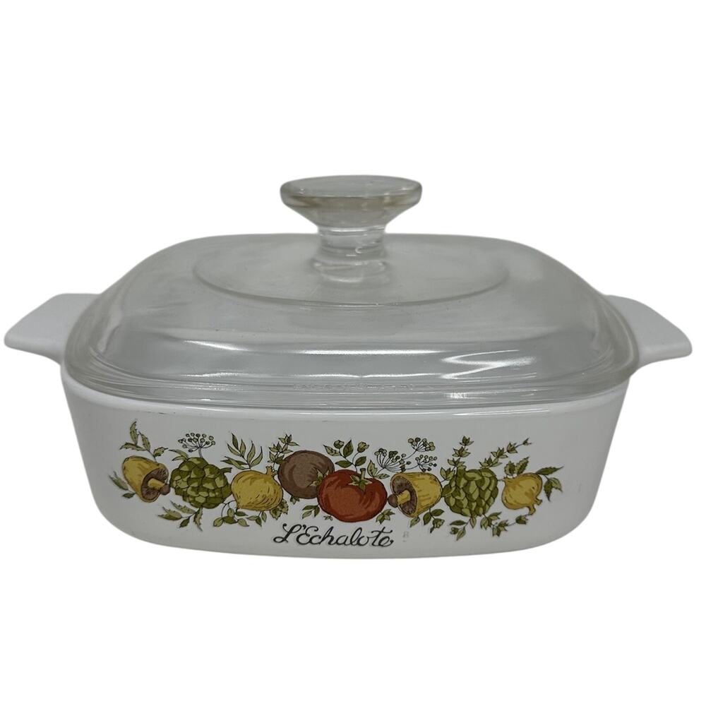 Corning Ware 1 Quart L’Exhalota Casserole Dish & Lid